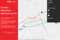 London Marathon Spectator Map Sexiz Pix