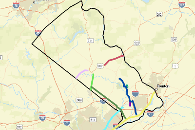 Transportation Corridor Studies Map