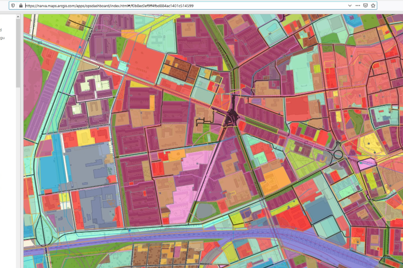 Narva üldplaneeringud | Narva linna GIS-i materjalid