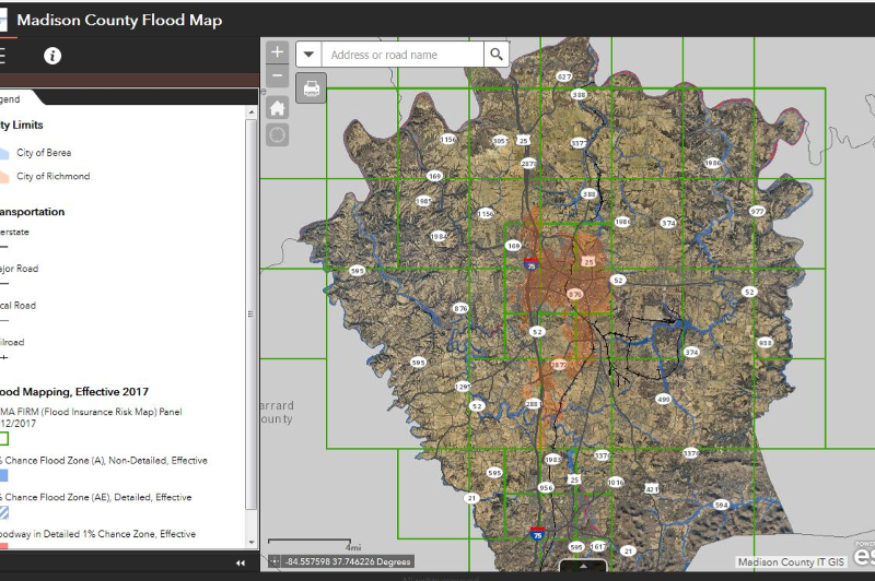 Richmond Ky Zoning Map Madison County Geohub