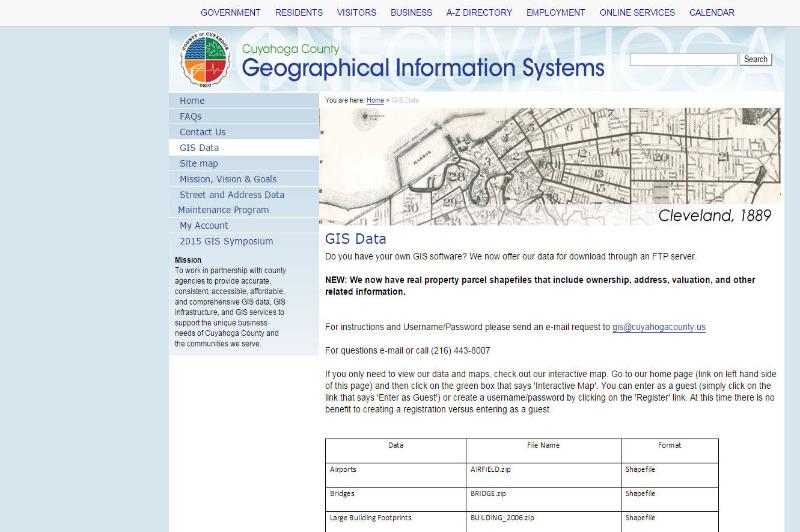 Cuyahoga County Oh Gis Cuyahoga County Gis Website | Arcgis Hub