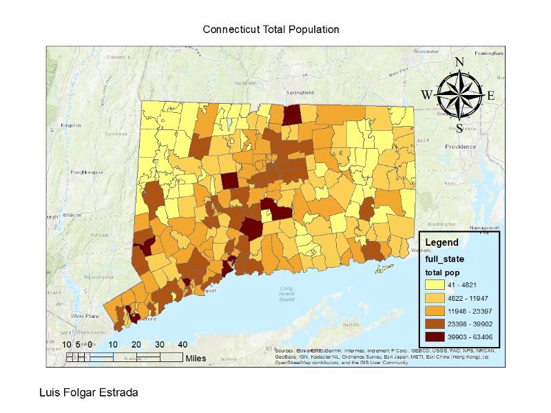 Connecticut Population