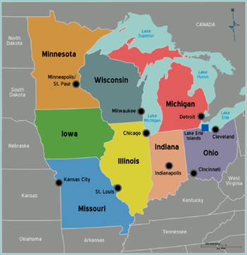 Midwest Natural Resources Map All About The Midwest