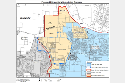 Chapel Hill Proposed Extraterritorial Jurisdiction Map