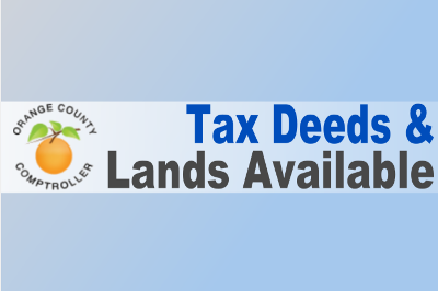 Orange County Comptroller Tax Deed Sales And Lands Available