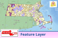 Massachusetts Public School Districts (Feature Service)