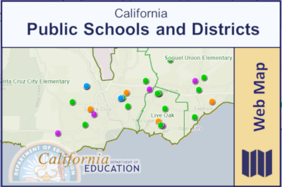 California Public Schools and Districts Map