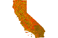 NAIP 2010 NDVI 1m California