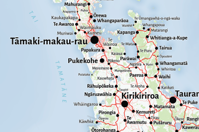 New Zealand Map With Place Names Te Reo Māori Place Names | Arcgis Hub