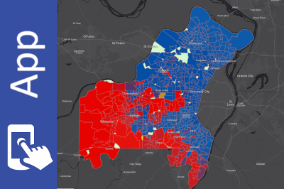 St Charles County Precinct Map November 2018 Election Results Webmap Application | Saint Louis County Open  Government