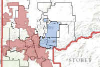 City Of Reno Boundary Map City Of Reno/Sparks Nevada Parks & Recreation Map - Overview