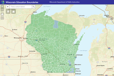 Wisconsin School District & Technical College Boundaries