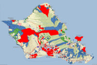 Oahu Land Ownership Map Oahu Land Ownership - Overview