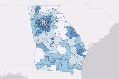 Georgia State House Districts (Weave Interactive Map)