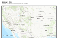 View Web map using url parameters sample in sandbox