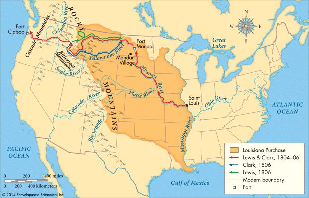Map Of Lewis And Clark Expedition - Maps For You