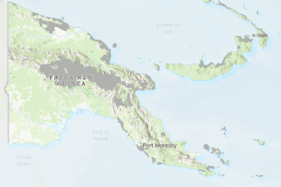 Pacific Region Populated Footprint in 2020