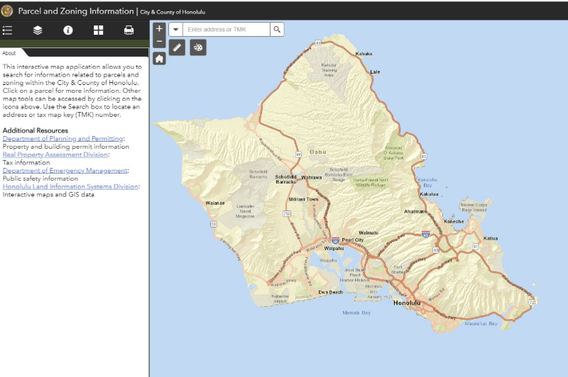 Oahu Land Ownership Map Honolulugis