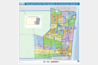 Broward County Commission Districts And Municipal Jurisdictions 24x24