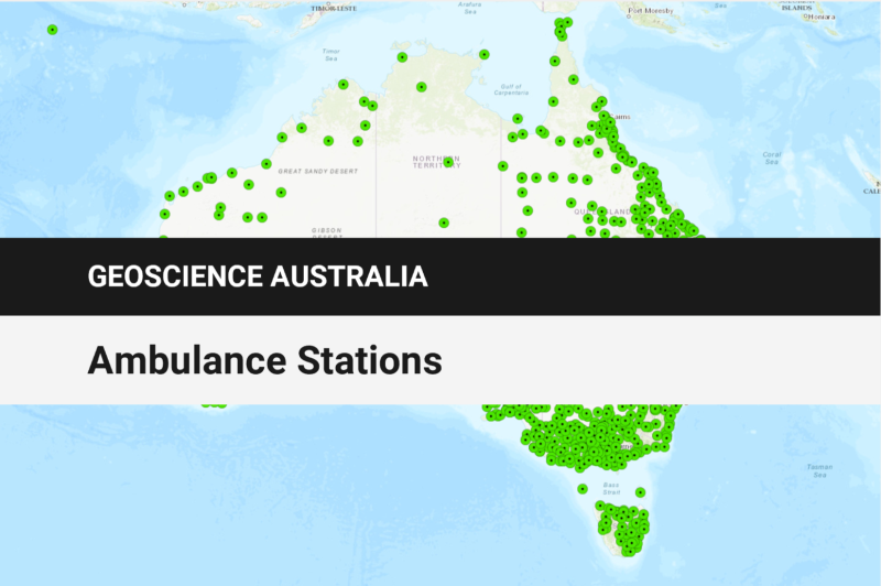 Ambulance Stations  Digital Atlas of Australia