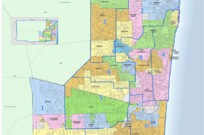 Broward County Commission Districts Municipal Jurisdictions 60x60