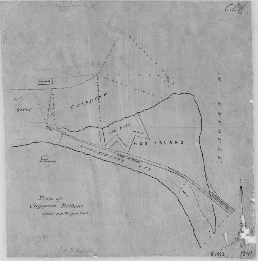 Trace of Chippewa Harbour. 1841 Overview