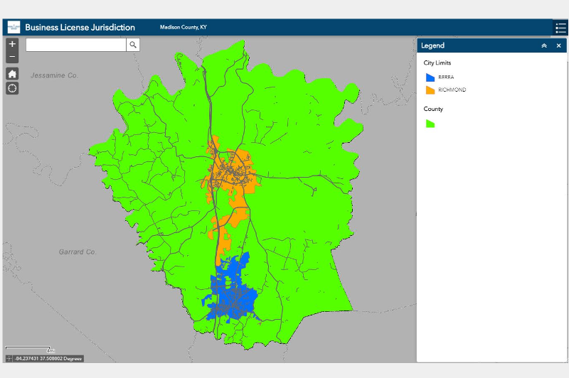 Richmond Ky Zoning Map Madison County Geohub