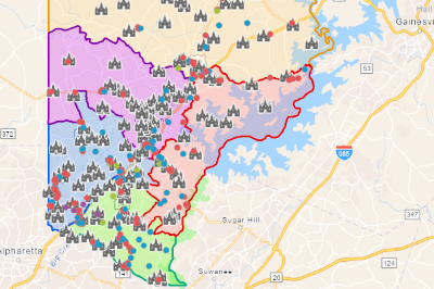 Forsyth County Ga Zoning Map Maps And Applications Gallery | Forsyth County Georgia Gis Open Data