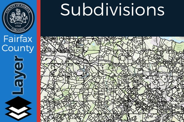 Fairfax County Va Gis Subdivisions | Fairfax County Gis & Mapping Services Open Data Site