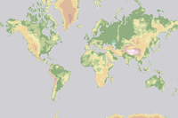 World Land Elevation Zones