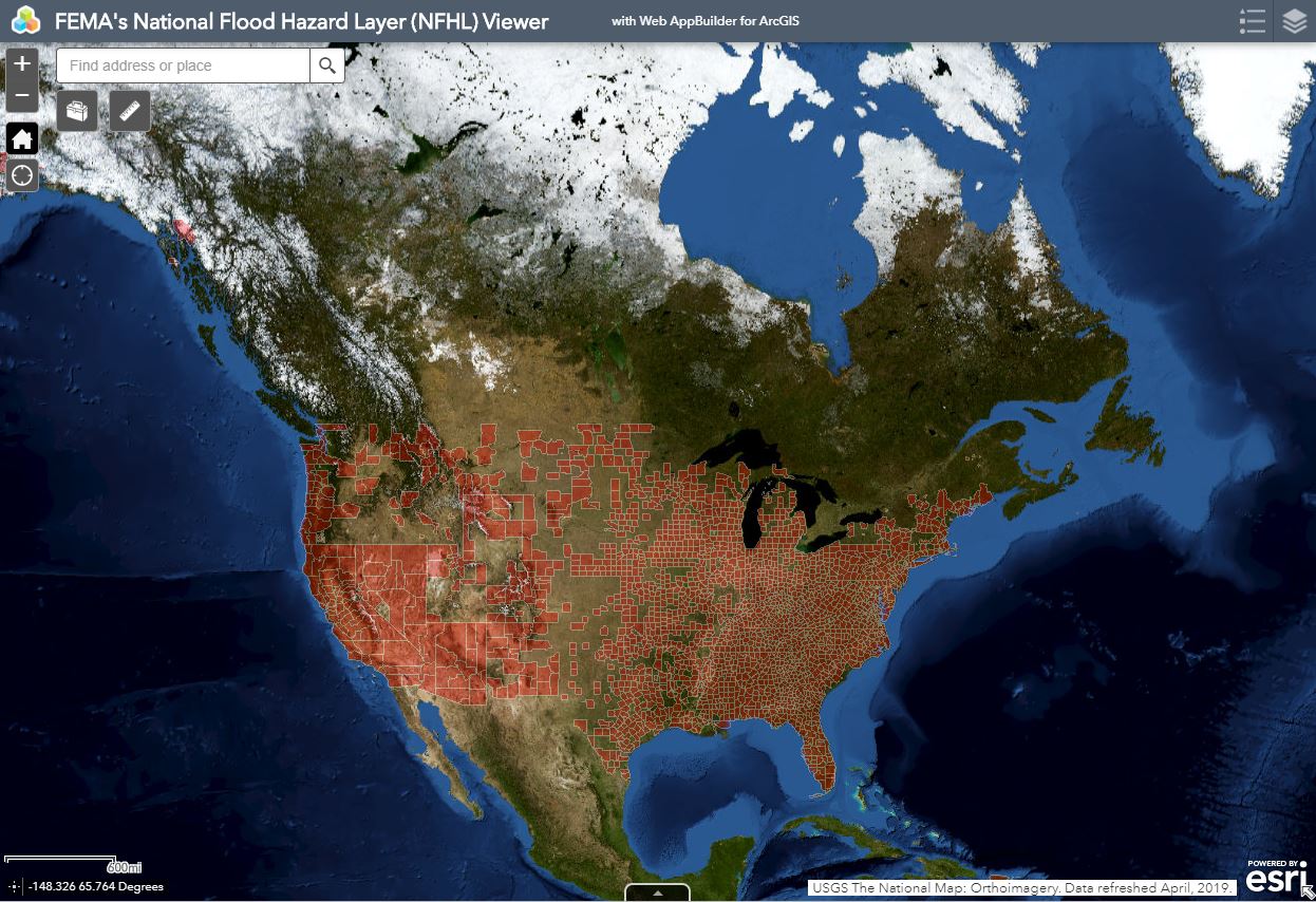 FEMA Current Flood Insurance Rate Map (FIRM)