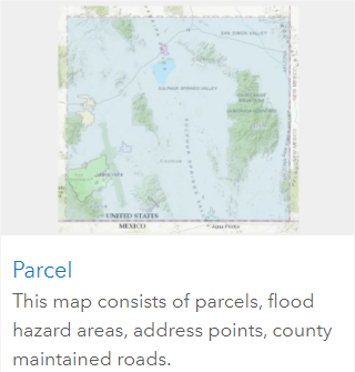 Cochise County Parcel Map Cochise County Open Data