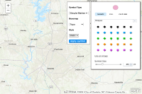 View Create symbols with SymbolStyler widget sample in sandbox