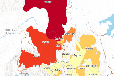 Yukon Caribou Population Density