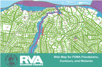 Web Map FEMA Floodplains, Contours, And Wetlands