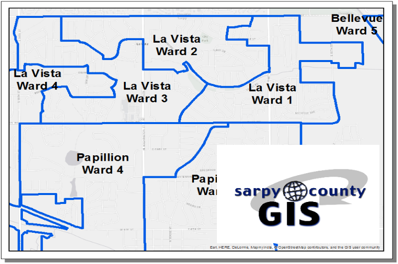 Sarpy County Ne Gis Election - City Council Districts | Arcgis Hub