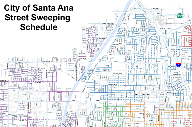 City of Santa Ana Map Catalog