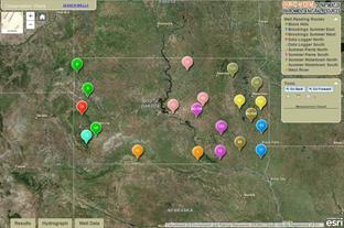 South Dakota Water Well Map Danr Map Gallery | State Of South Dakota