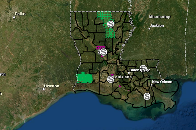 Map of Baton Rouge, Louisiana - GIS Geography