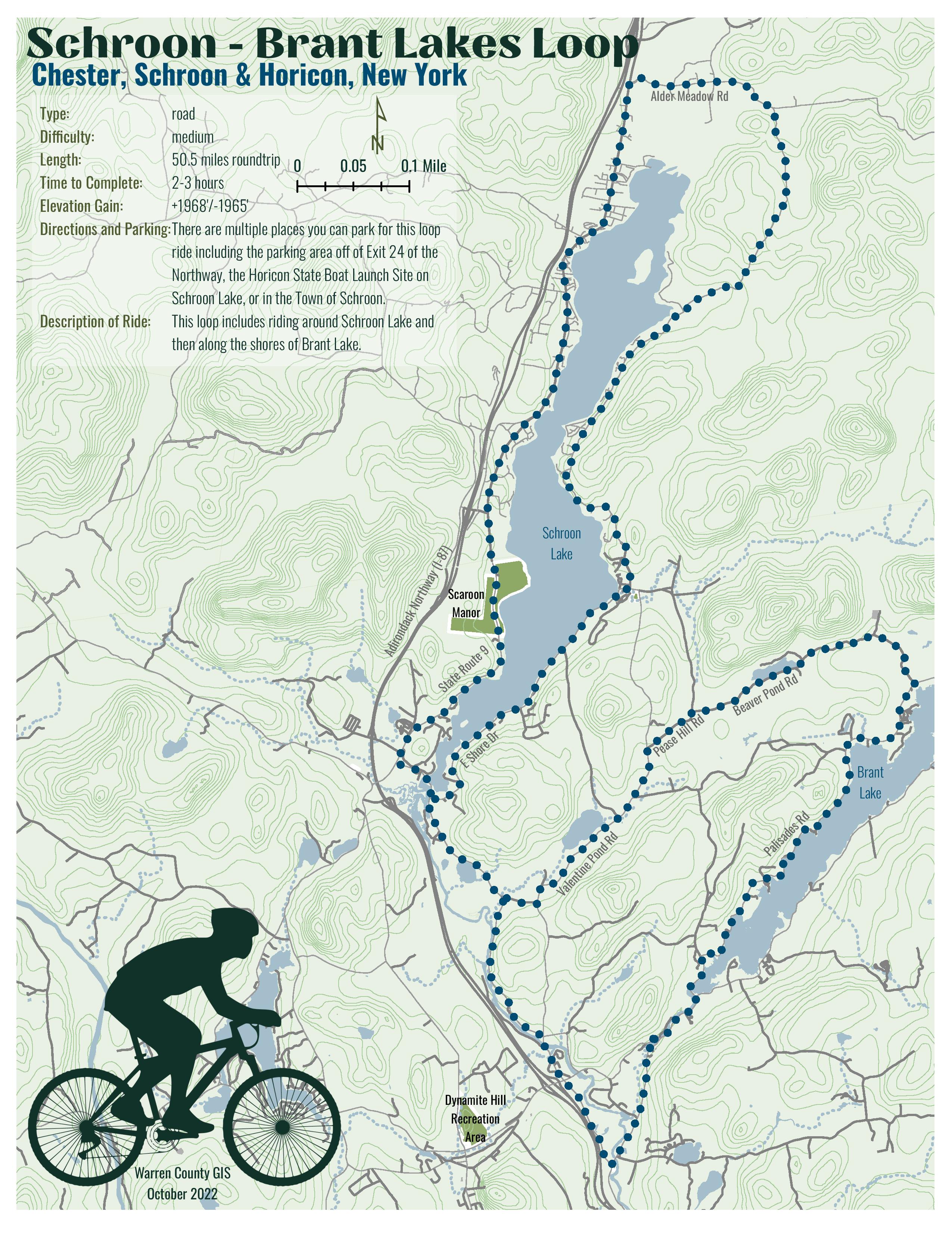 Schroon Brant Lakes Loop