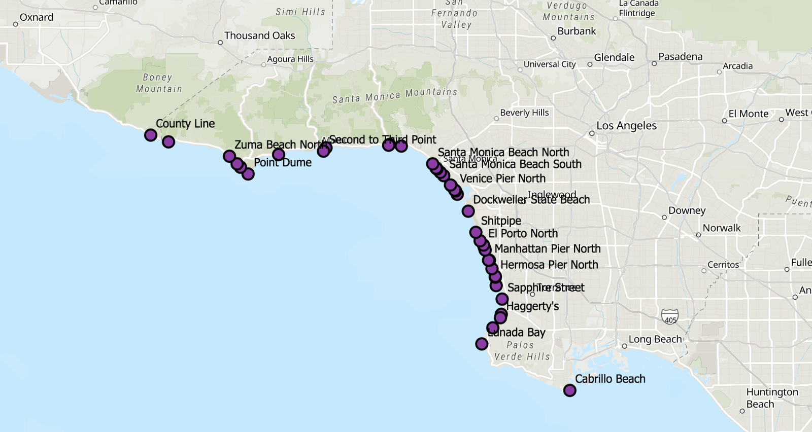 Thomas Printable Map Of Santa Monica Pier Area