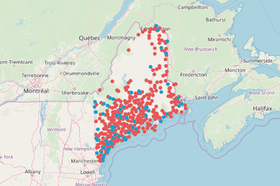 Map shared, data not shared