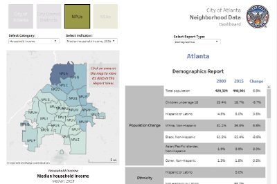 Atlanta Neighborhood Map Explorer (Neighborhood Nexus)