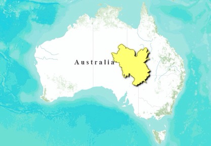 simpson desert map