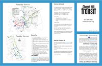 Chapel Hill Transit Map Chapel Hill Transit System Map - Overview