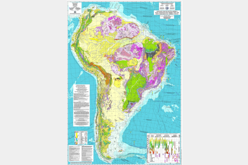 Geologic Map of South America