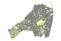 Sampling locations in Monmouth County, NJ. The regional context is