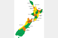 New Zealand Dhb Map Dhb Nz - Overview