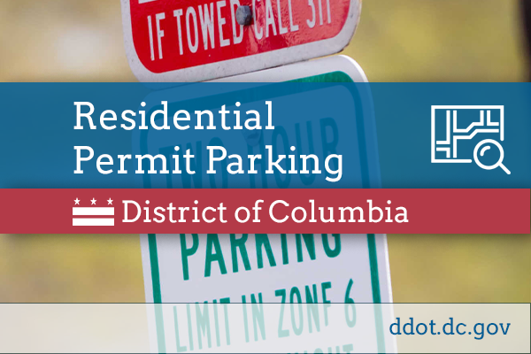 Residential Permit Parking RPP Map ParkDC