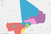 Ethnic Map Of Mali Mali Ethinic Groups - Overview